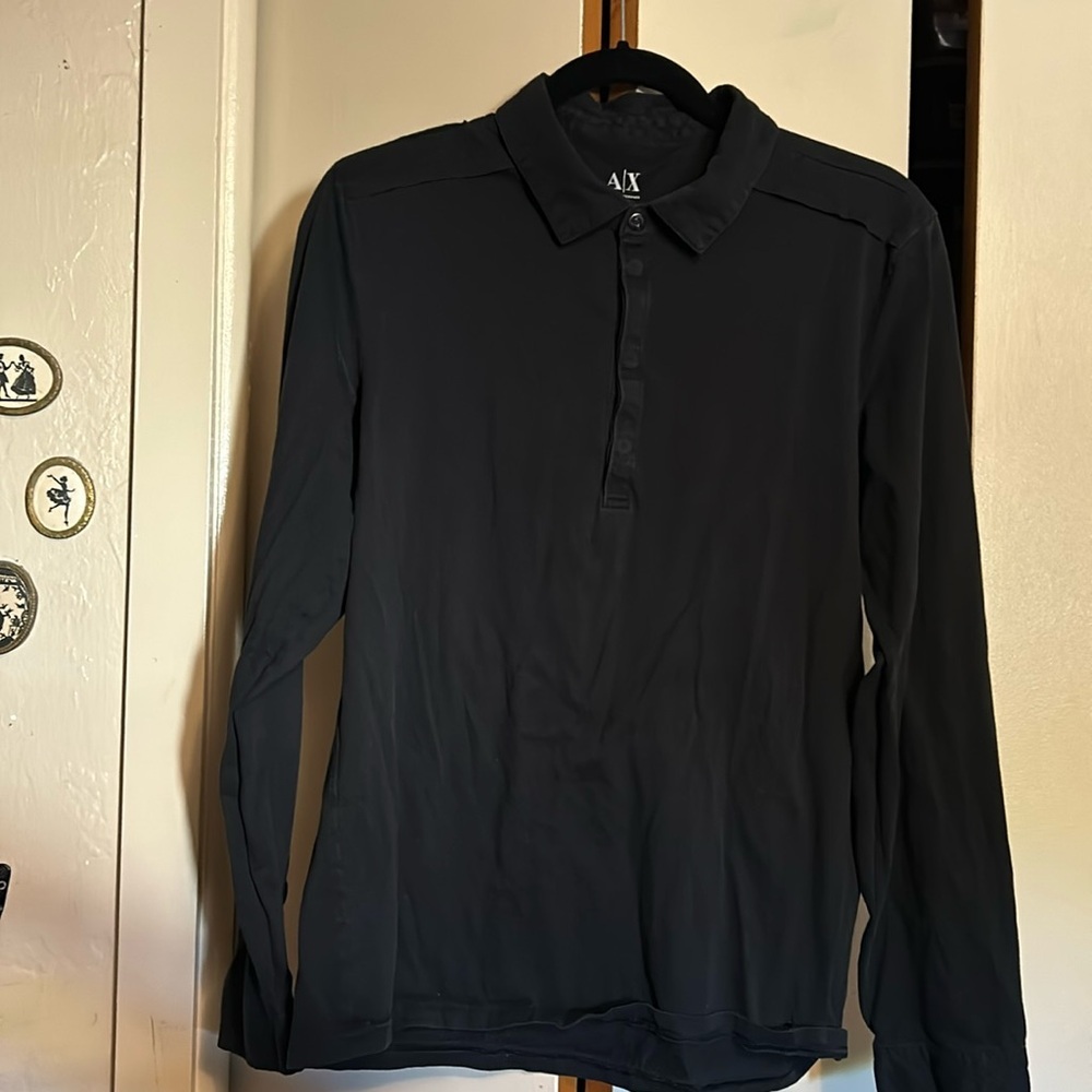Long sleeve Armani exchange cotton T-shirt